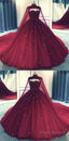 Tulle Ball Gown Prom Dress With Cape