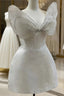 Unique Princess Spaghetti Straps Homecoming Dress,Elegant Formal Prom Dress
