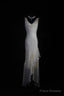 V-Neck Chiffon Beaded Long Prom Dress Simple Mermaid Wedding Dress