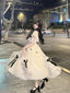 Vintage Ball Gown Off The Shoulder White Chiffon Summer 18Th Birthday Dress Lolita Dress Birthday Outfits