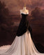 Vintage Ball Gown Spaghetti Straps Black Long Prom Dresses 1950S Retro Evening Dress