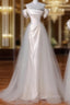 Vintage Sheath Off The Shoulder Satin Long Formal Prom Dress Party Evening Dress