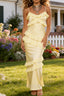 Yellow Ruffle Prom Dress A Stunning Choice Maxi Dress