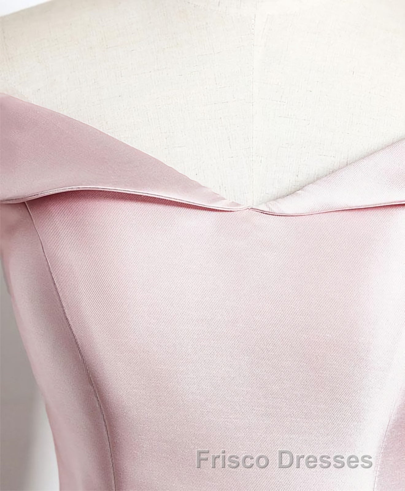 Cute Pink A Line Short Formal Prom Dress, Pink Evening Dress