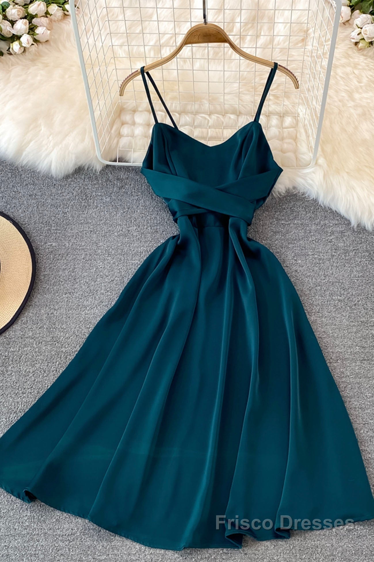 Cute Satin Short Dresses, A-Line Fashion Dresses – Frisco Dresses