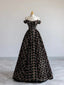 Stylish Sequins Long Prom Dress, Off Shoulder Evening Party Dress