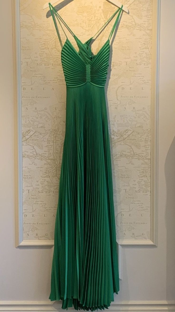 Forest Green Backless Prom Dress For Vegas Pool Party?? Glam Chiffon Evening Dress For Special Ocassion