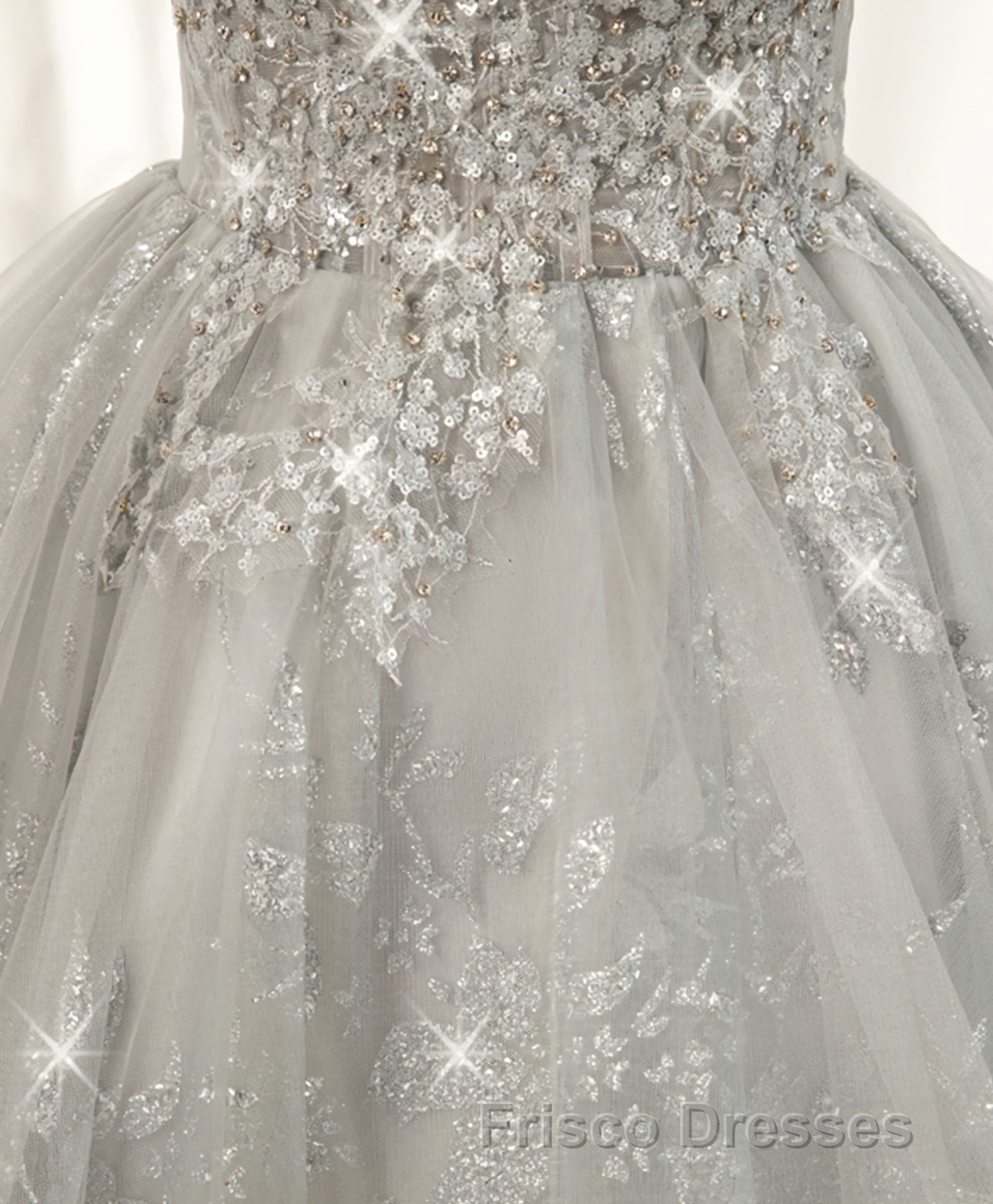 Gray Sweetheart Lace Tulle Short Formal Prom Dress, Gray Cocktail Dress