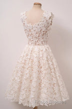 Chic A-line Short Lace Homecoming Dress