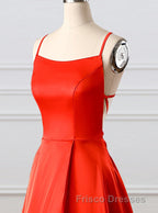 A-Line Formal Prom Dress Side Split Evening Dress