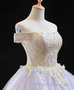 Purple Tulle Lace Long Formal Prom Gown Lace Tulle Long Evening Dress