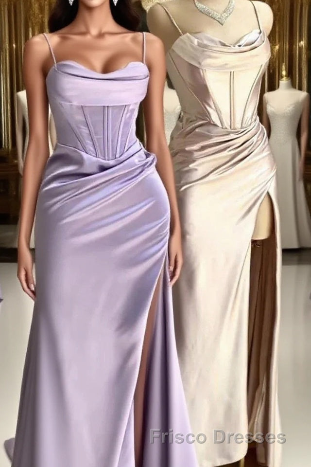 Lilac Long Formal Prom Dress Party Evening Gowns Main image