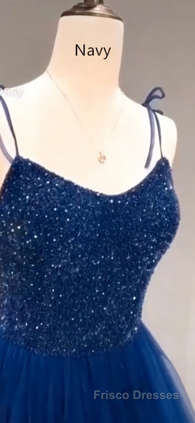 Straps Red Long Formal Prom Dress with Beaded Bodice