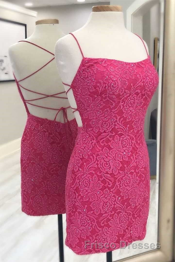 Lilac Lace Tight Mini Party Dress Secondary image