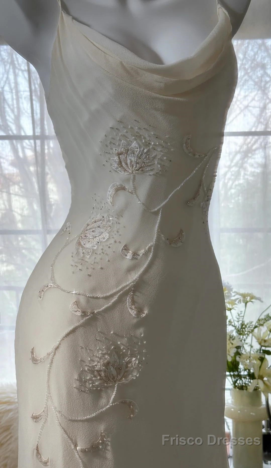 90S Fairytale White Chiffon & Tulle Prom Dress For Pool Party -Vintage