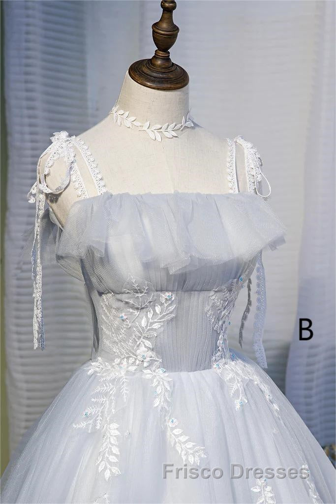 Chic Sleeveless Lace Appliques Tulle Princess Homecoming Dress