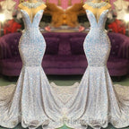 Glamorous Sequins Mermaid Long Evening Formal Prom Dress Online