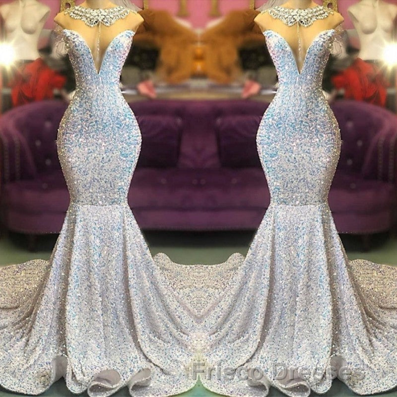 Glamorous Sequins Mermaid Long Evening Formal Prom Dress Online