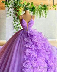 Unique Formal Prom Dress evening gowns Wedding Dress with Train Formal Prom Dress
