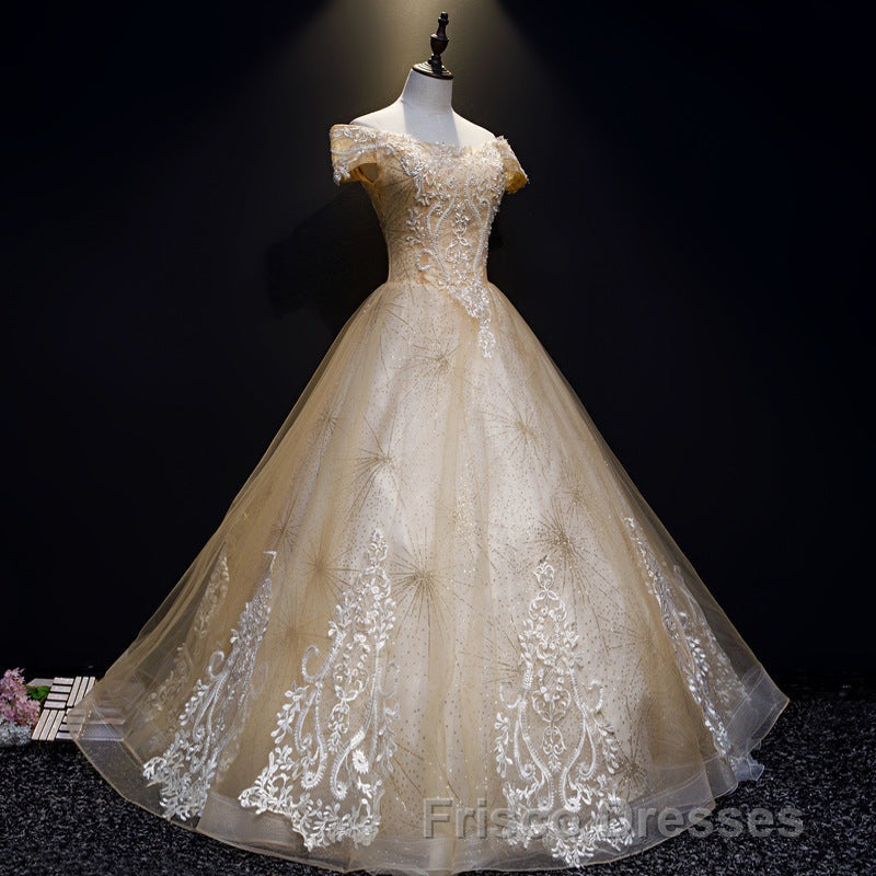 Floor Length Lace Up Princess Formal Prom Dress For Teens Pretty Formal Prom Gowns