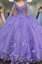 Princess Lilac Quinceanera Dress
