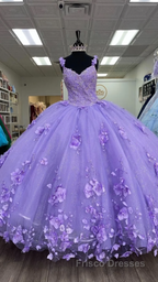 Princess Lilac Quinceanera Dress