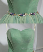 Cute Sweet Neck Short Formal Prom Dress, Mini Dress