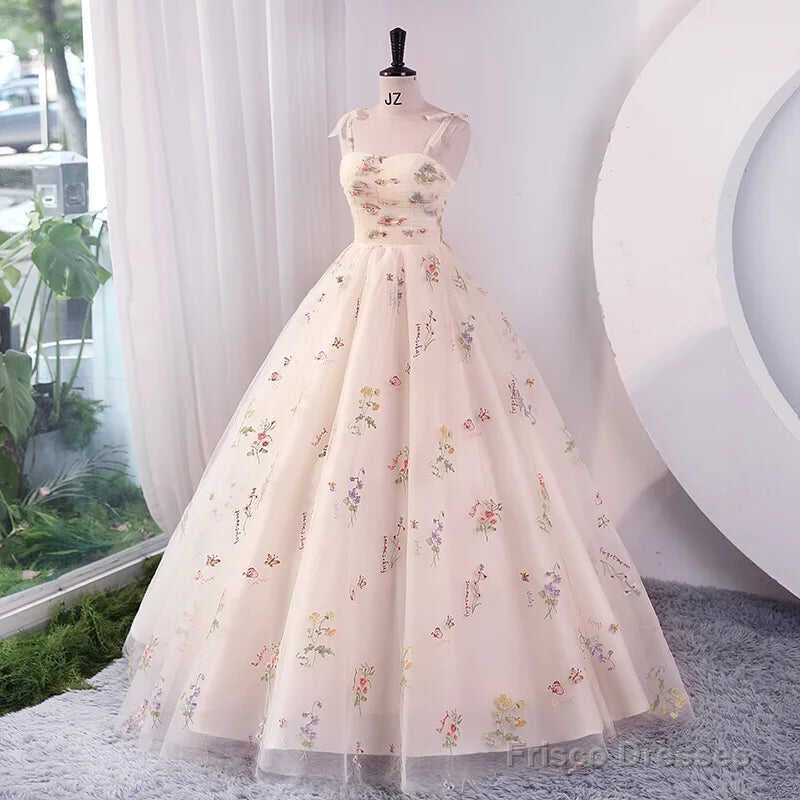 Luxury Floral Embroidery Long Pink Prom Evening Dresses Women Summer Party Formal Occasions Reception Dress Secondary image