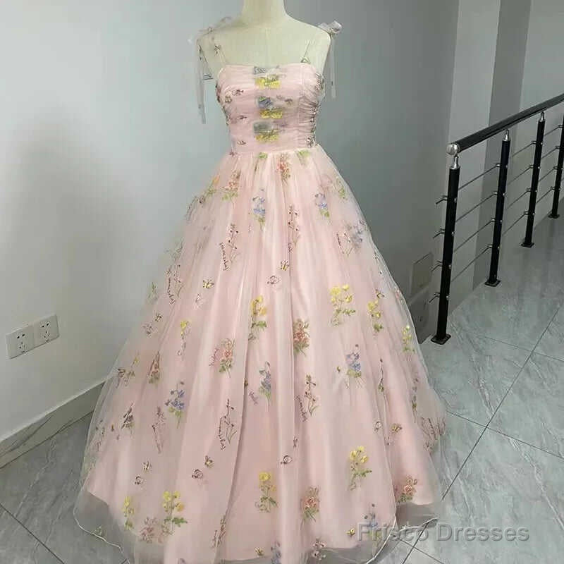 Luxury Floral Embroidery Long Black Prom Evening Dresses Women Summer Party Formal Occasions Reception Dress