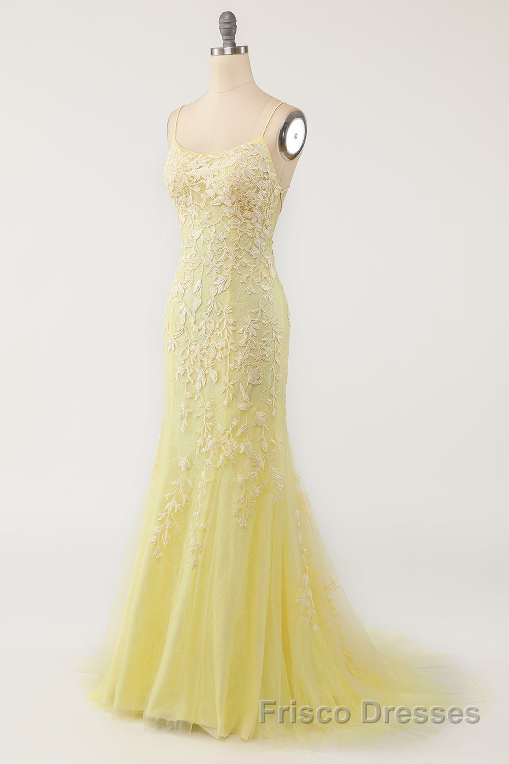Mermaid Blue Long Formal Prom Dresses Backless Evening Dresses