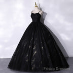 A Line Black Formal Dress Princess Birthday Party Dress