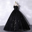 A Line Black Formal Dress Princess Birthday Party Dress