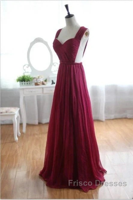 A-Line Chiffon Formal Prom Dress Bridesmaid Dress Secondary image