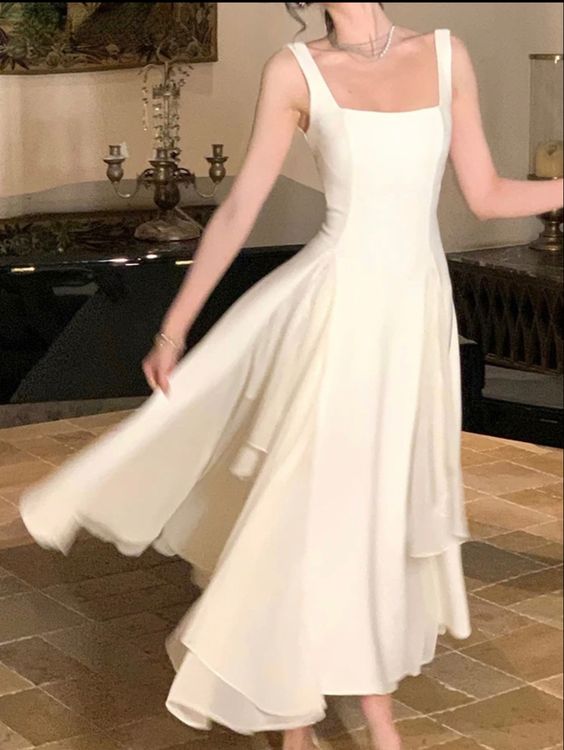 A Line Chiffon Prom Dresses,Long Evening Dress,Formal Dress