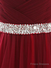 A-Line Elegant Quinceanera Prom ValentineS Day Dress Strapless Sleeveless Chapel Train Satin With Crystals
