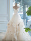 A Line Evening Gowns Formal Party Dresses Straps Prom Dress