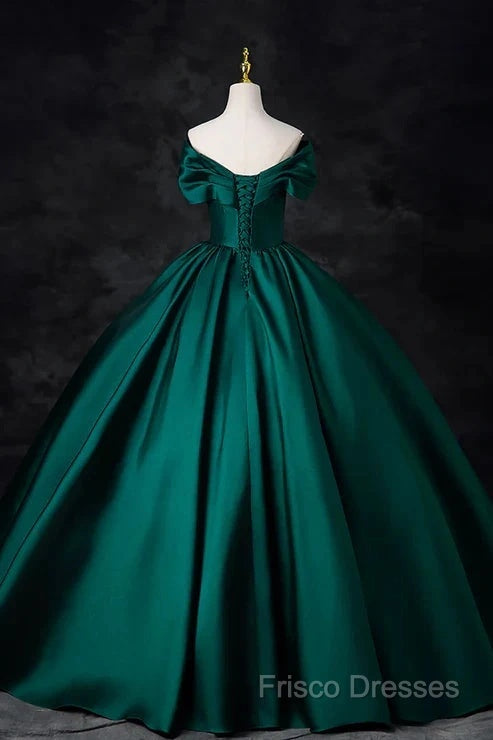 A-Line Formal Satin Floor Length V-Neck Formal Dress Elegant Formal Prom Dress Secondary image