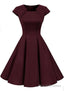 A-Line Homecoming Dresses Irregular Draped Round Neck Long Sleeve Midi Dress