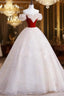 A-Line Off Shoulder Tulle Light Champagne Long Formal Prom Dress, Light Champagne Formal Dress