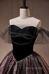 A Line Off the Shoulder Tulle Short Formal Prom Dress, New Style Homecoming Gown