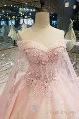 A Line On & Off Shoulder Dresses | V Neck Floor Length Lace Gown Girls Wear Prom Dress