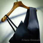 A Line One Shoulder Short Black Formal Prom Dresses, Short Black One Shoulder Formal Graduation Dresses