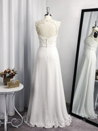 A-Line/Princess Floor-Length Applique Sleeveless Chiffon Sweetheart Dress