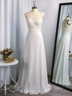 A-Line/Princess Floor-Length Applique Sleeveless Chiffon Sweetheart Dress