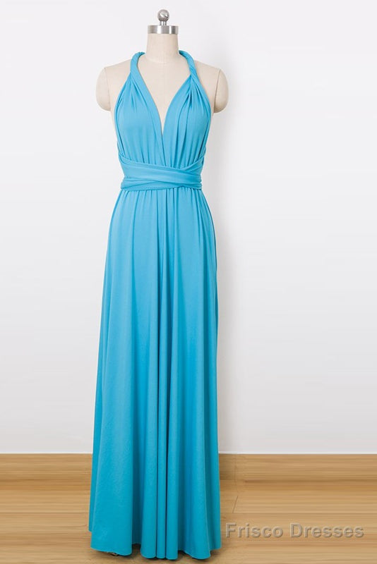 A-Line/Princess Sleeveless Convertible Bridesmaids Dresses Secondary image
