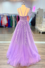 A-Line Prom Dresses Maxi Dress Formal Court Train Sleeveless Spaghetti Strap Stretch Chiffon With Appliques Shouder Flower
