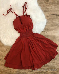 A-Line Short Homecoming Dress