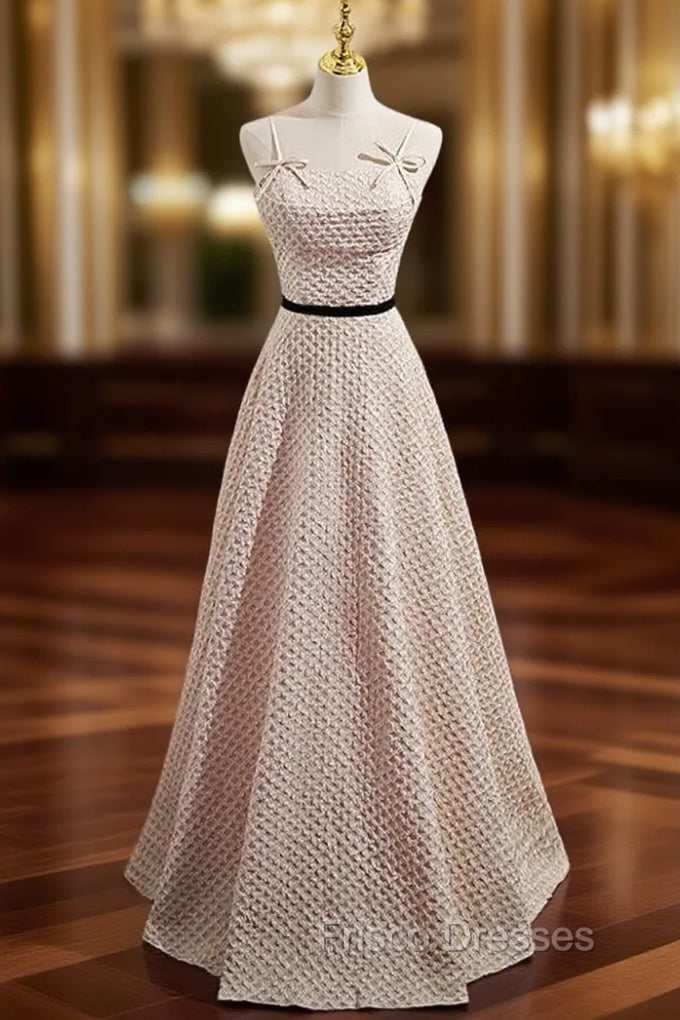 A-Line Spaghetti Straps Formal Prom Dress Main image