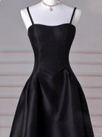 A-Line Sweetheart ??Prom Dress For Birthday&Graduation-Burgundy Satin Long Formal Evening Dress