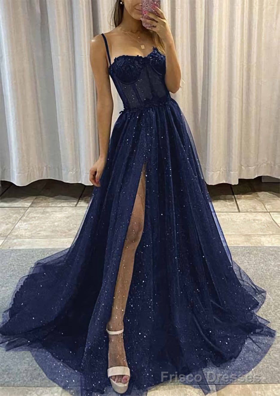 strapless open back dress Strapless Red Prom Dresses with Big Bow Party Dress High Slit Evening Dress ARD3064 main image 0
